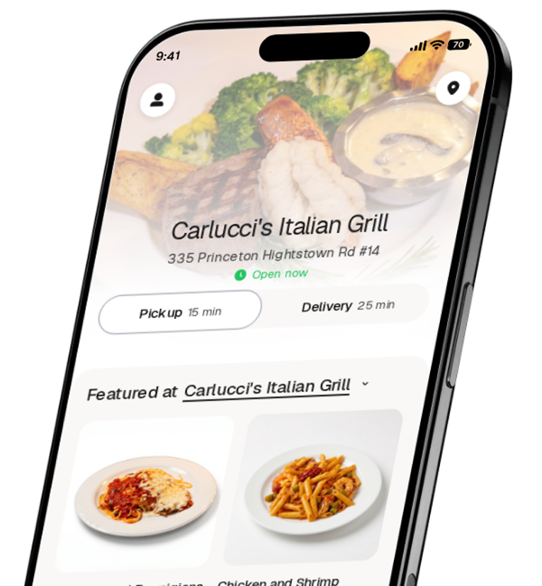 Carlucci's Italian Grill app preview